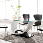 table a manger verre design