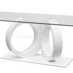 table a manger verre design