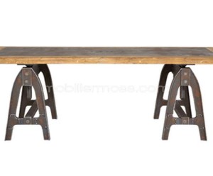 table a manger bois et metal
