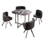 table a manger new york + 4 chaises