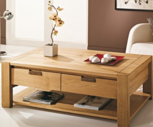 table basse design bois