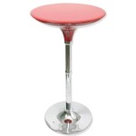 table de bar rouge