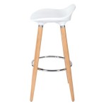 tabouret de bar italien blanc