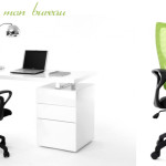 chaise de bureau vert anis