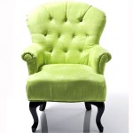 chaise de bureau vert anis