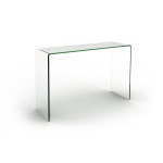 table console en verre