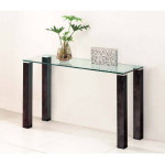 table console en verre