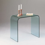 table console en verre