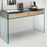 table console en verre