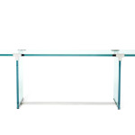 table console en verre