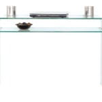 table console en verre