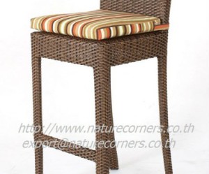 tabouret de bar en rotin