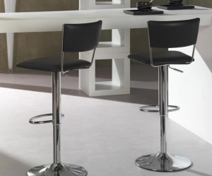 tabouret de bar gris anthracite