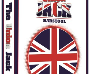 tabouret de bar union jack