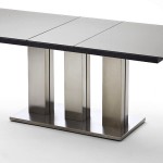 table a manger grise extensible