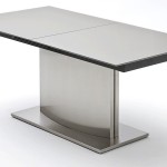 table a manger grise extensible